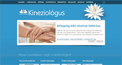 Desktop Screenshot of kineziologia.co.hu